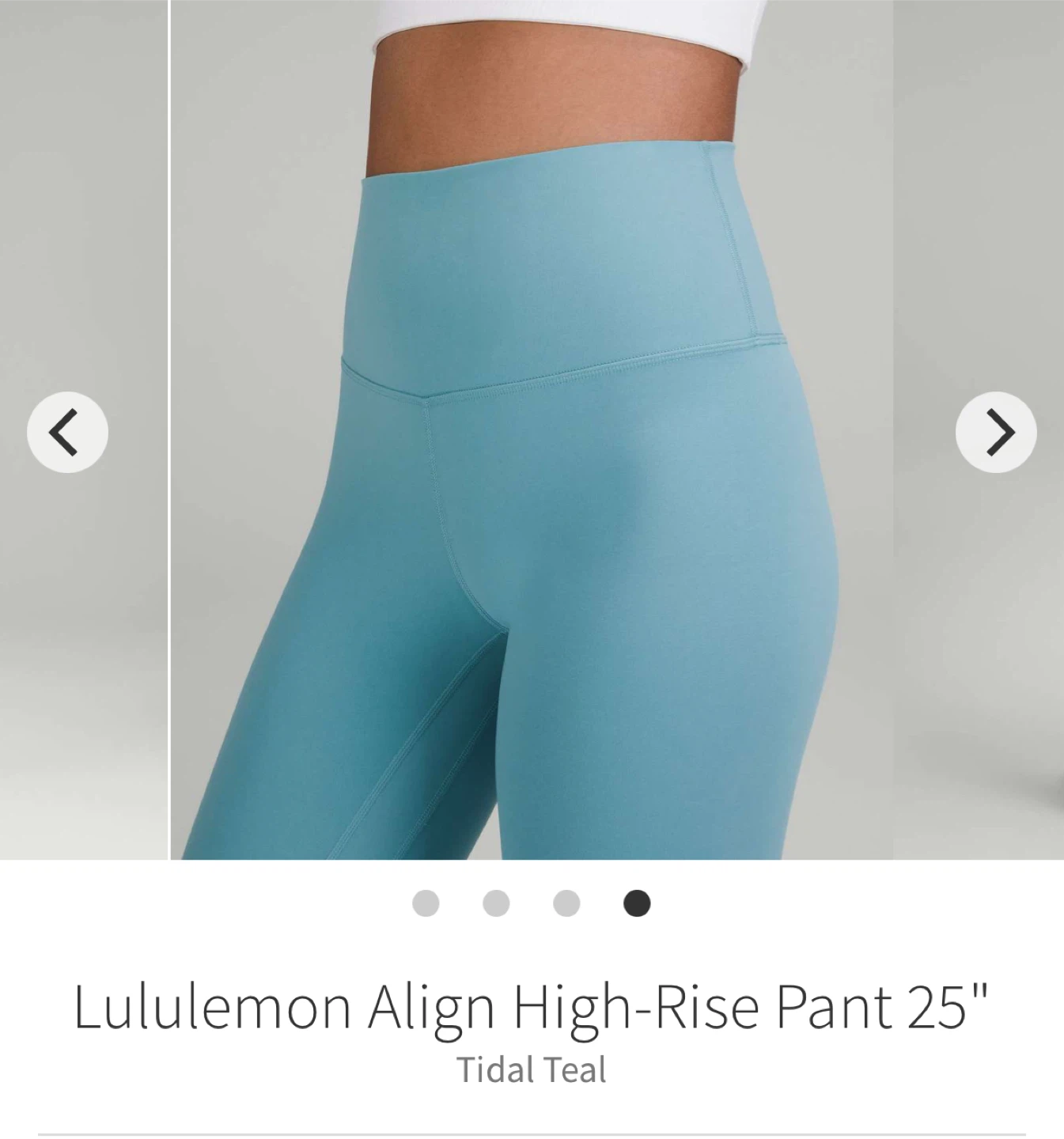 Lululemon Align High Rise Pant 25” size 6 BNWT