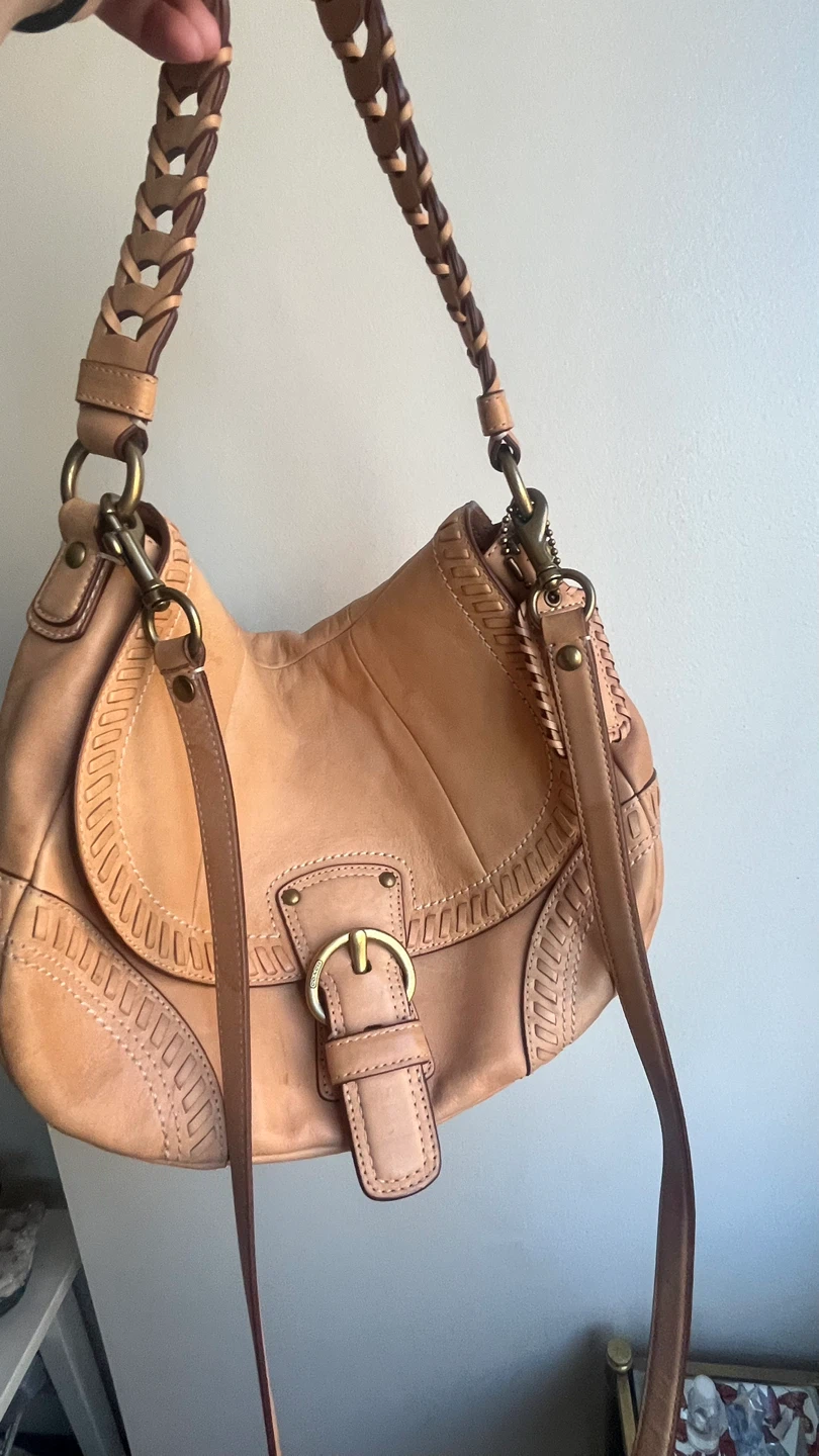 Coach Leather Shoulder Bag