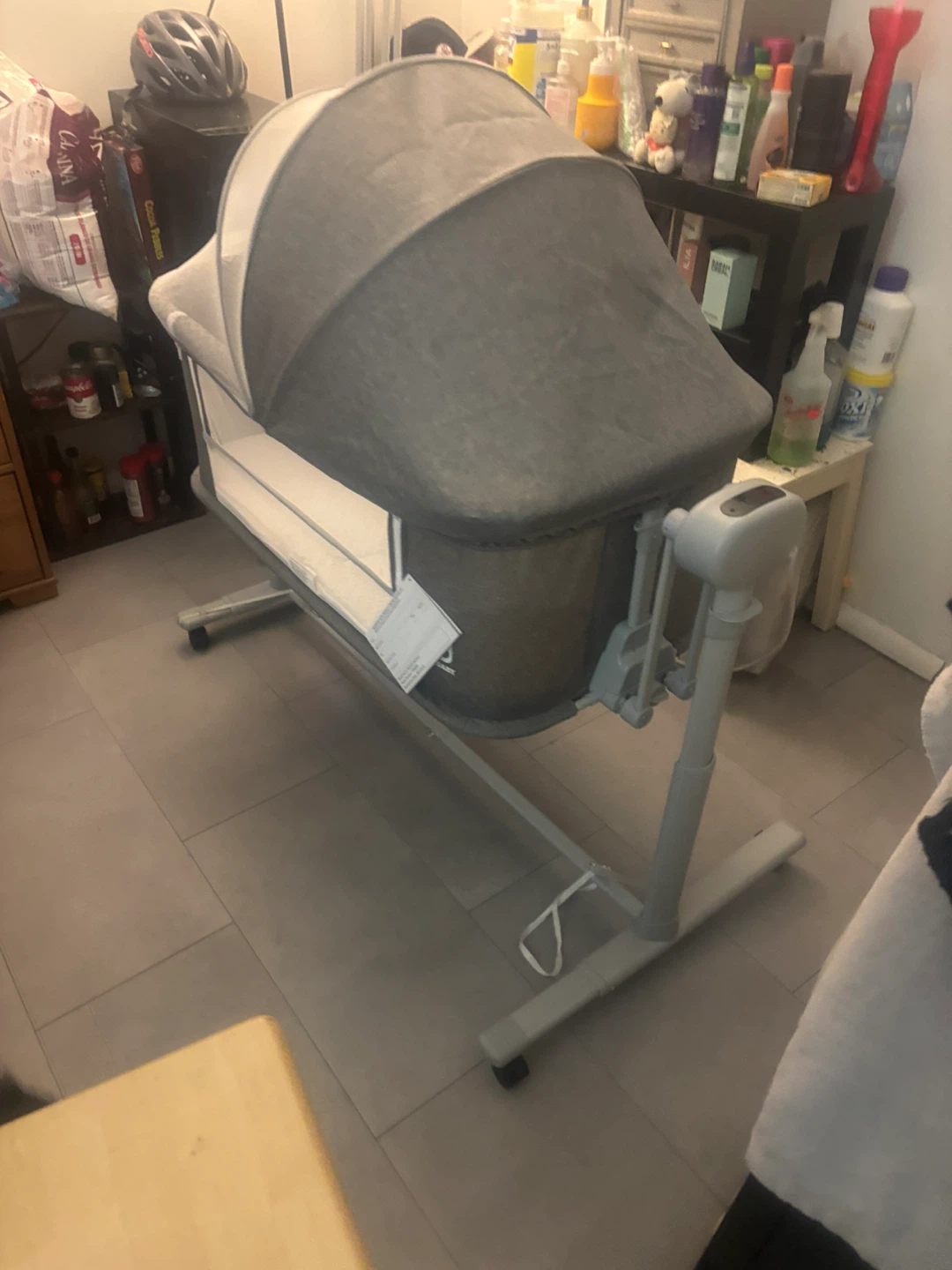 Grey Baby Bassinet - photo 3