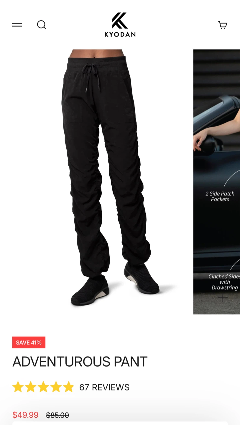 Kyodan Adventurous Pant Size small BNWT