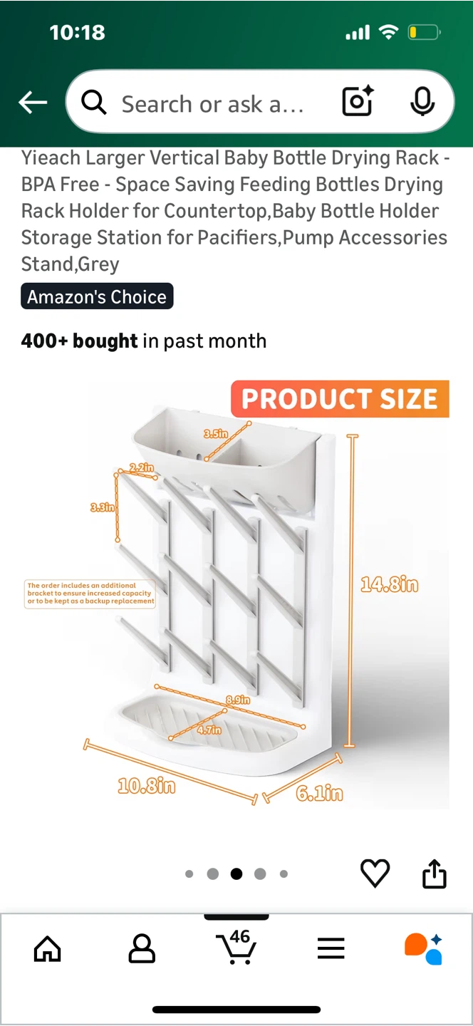 Yieach Baby Bottle Drying Rack - New! - photo 2