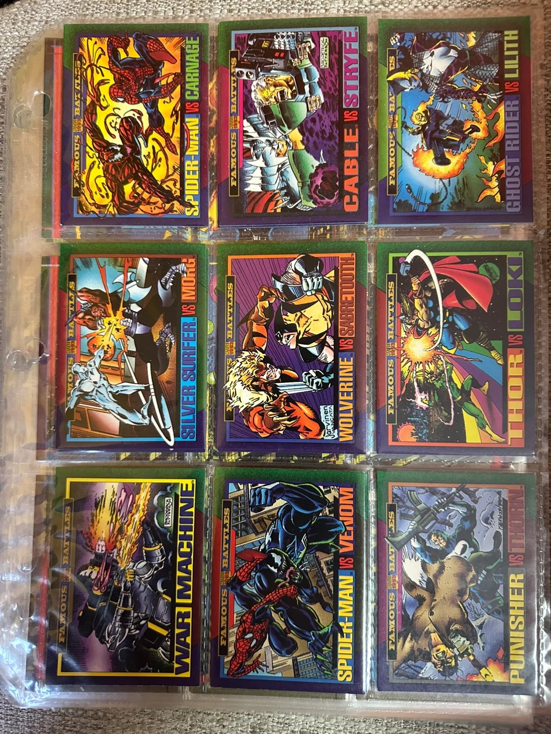 177 Famous Battes of 20 sheets cards