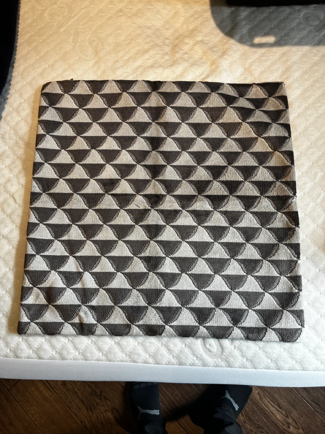 Patterned Throw Pillow - 19x19 inches