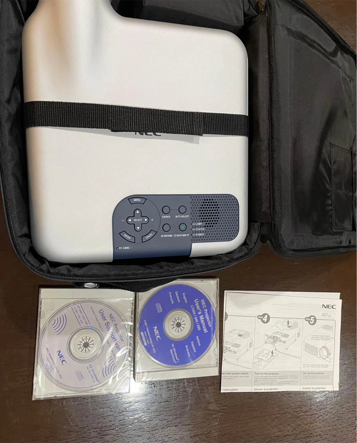 NEC LT260 Projector w/ Case & Accessories - photo 5