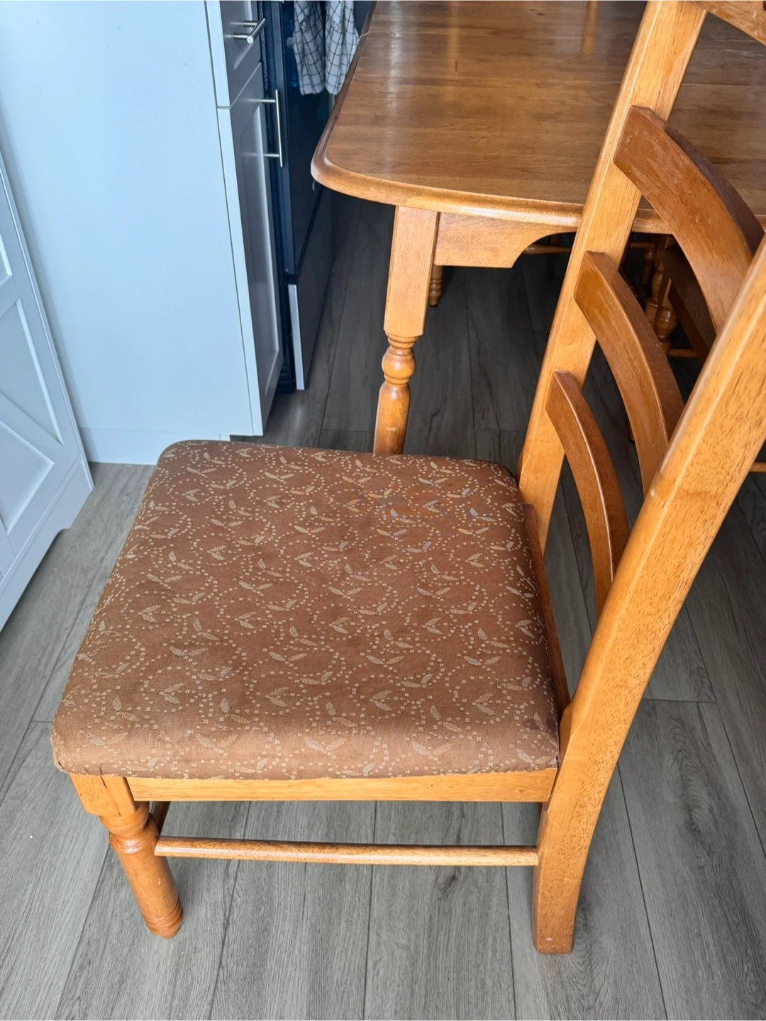 Wooden Dining Table with 4 Chairs - photo 3