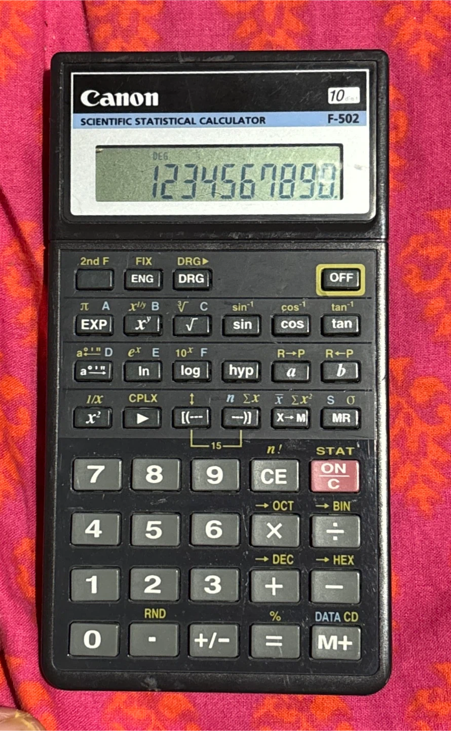 Canon F-502 Scientific Calculator