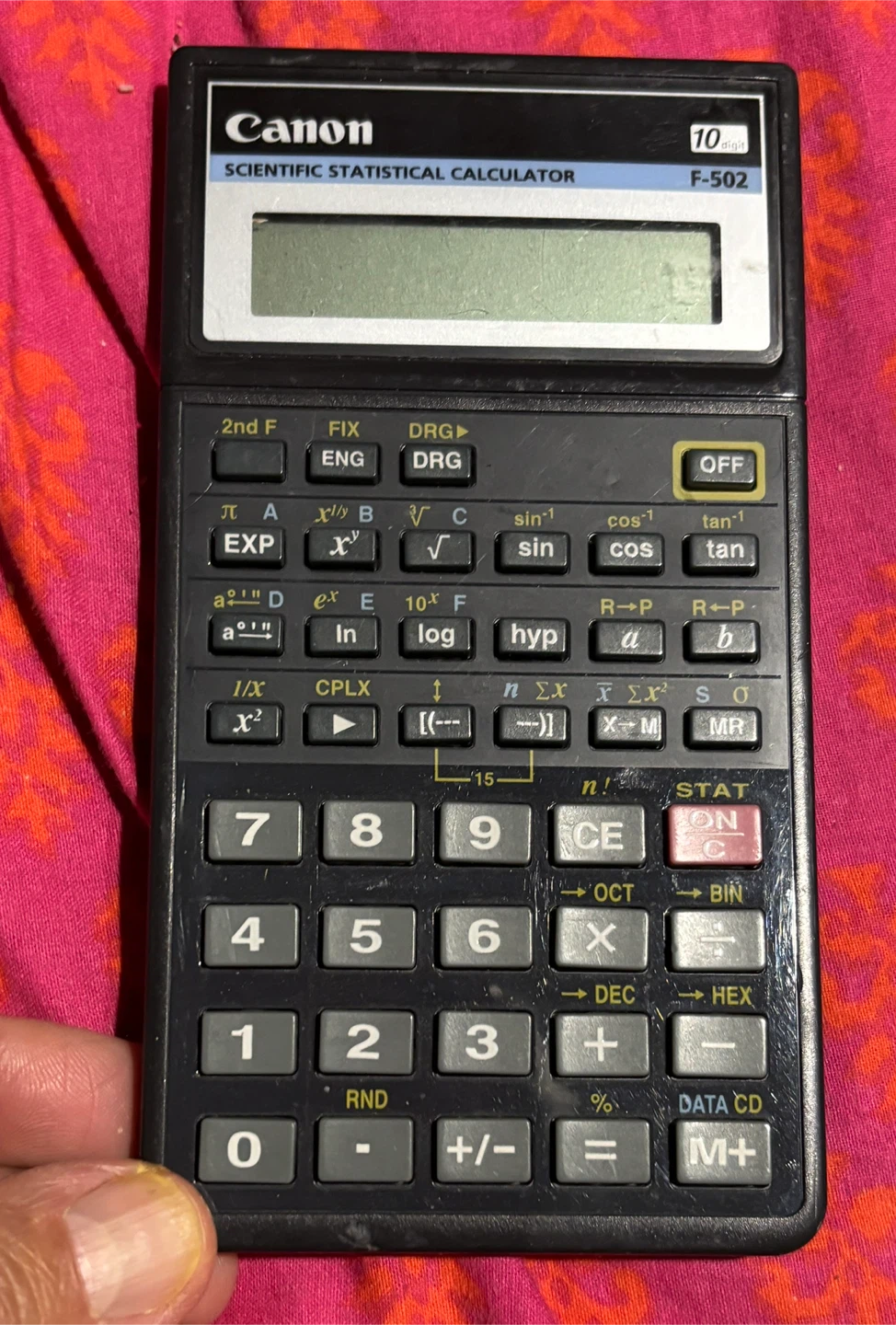 Canon F-502 Scientific Calculator - photo 2