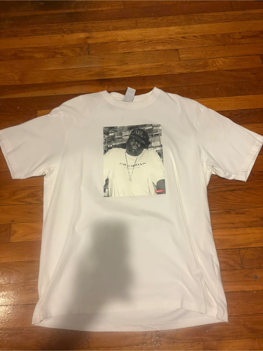 Supreme Air Jordan Biggie T-Shirt - Size Large