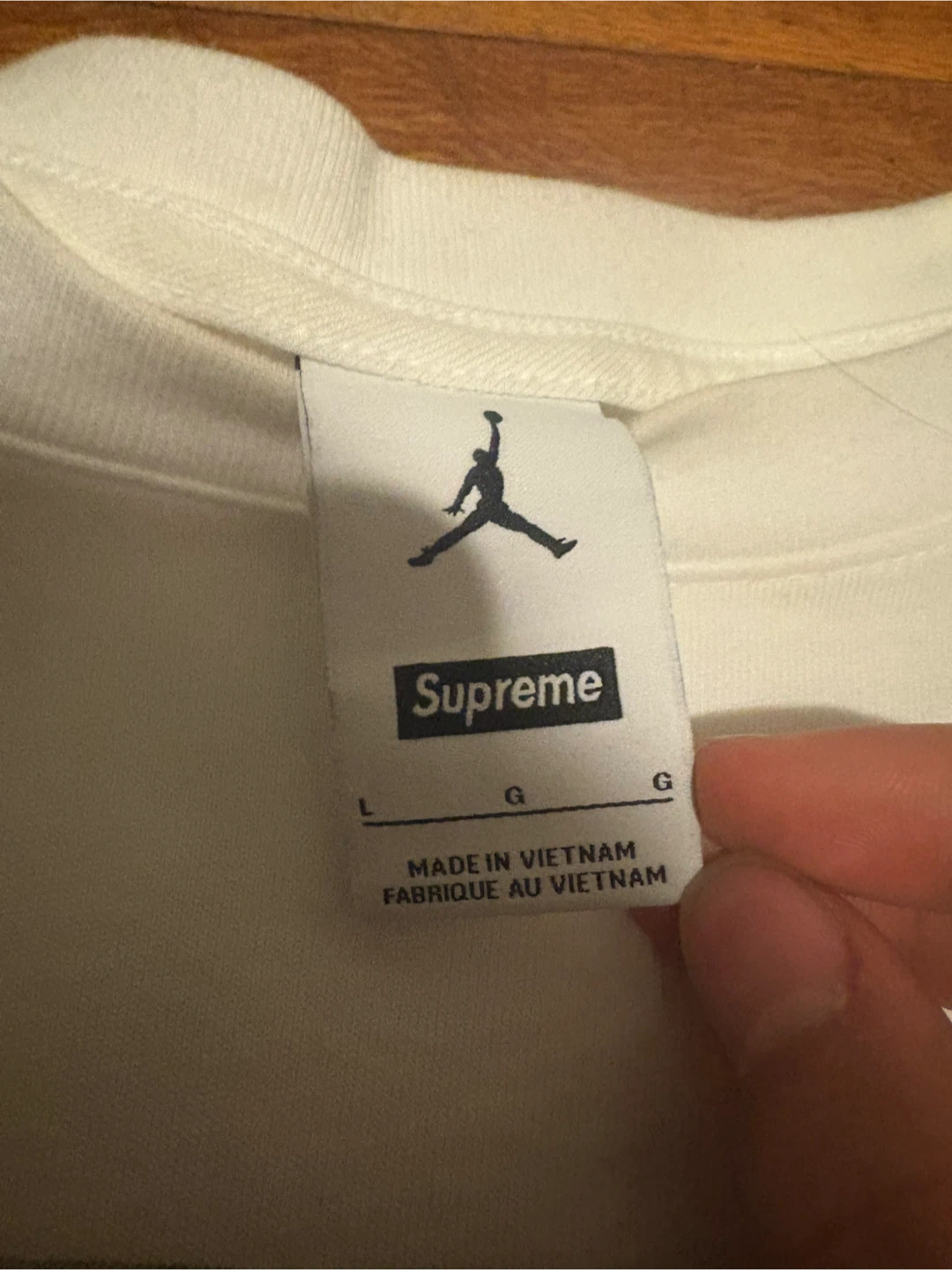 Supreme Air Jordan Biggie T-Shirt - Size Large - photo 4