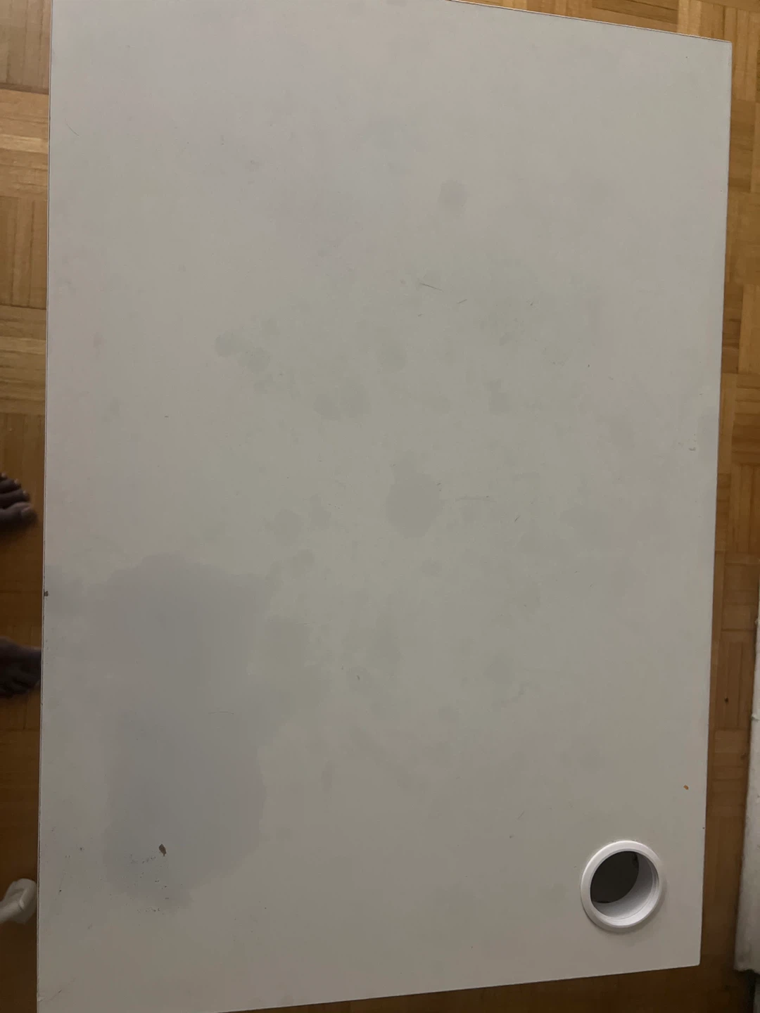 White Desk with Drawer