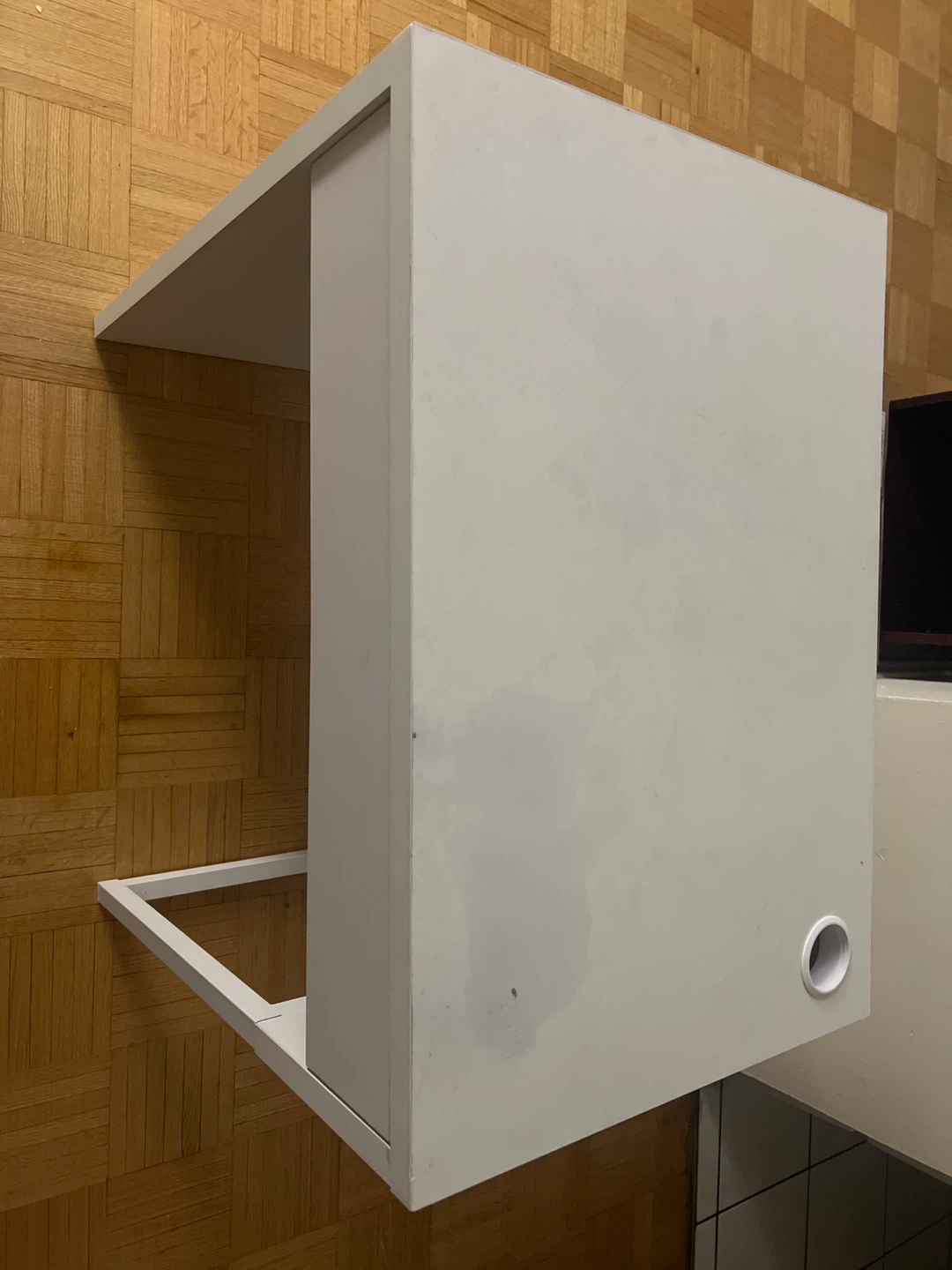 White Desk with Drawer - photo 3