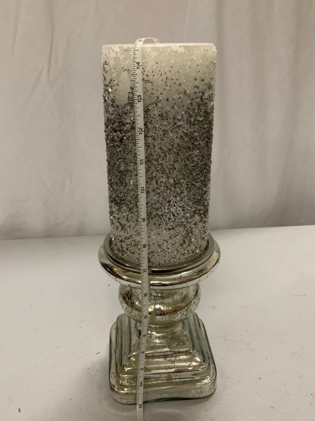 Heavy Metal Silver Candle Stand (Rustic) - photo 3
