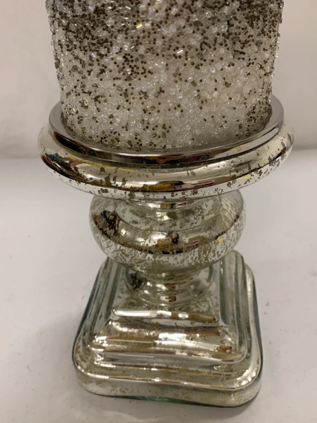 Heavy Metal Silver Candle Stand (Rustic) - photo 4