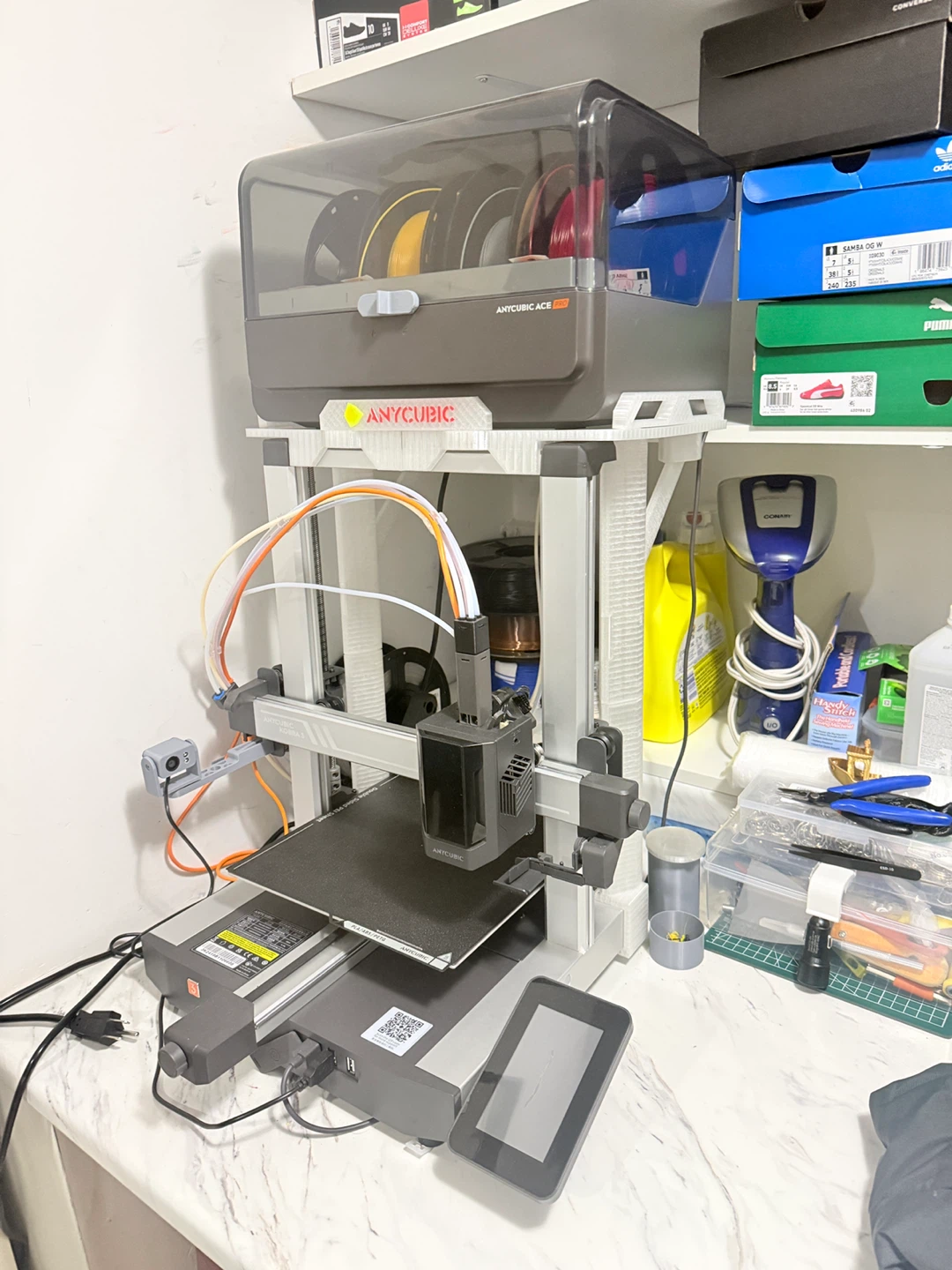 Anycubic Kobra 3 3D Printer | Ace Pro Top Mount - photo 2