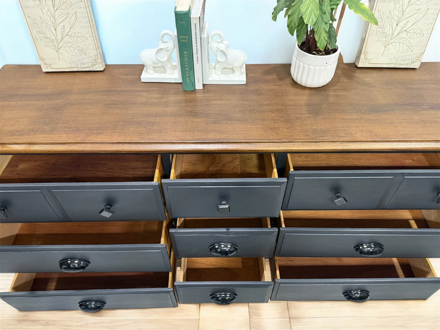 Refinished Mid-century Modern Dresser - photo 3