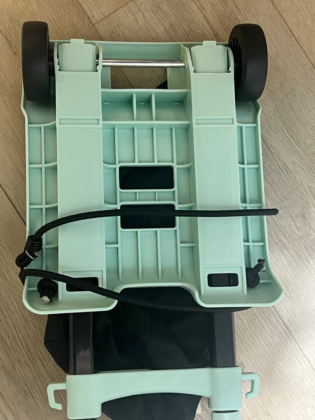 Turquoise Folding Grocery Carrier with Bag - photo 2