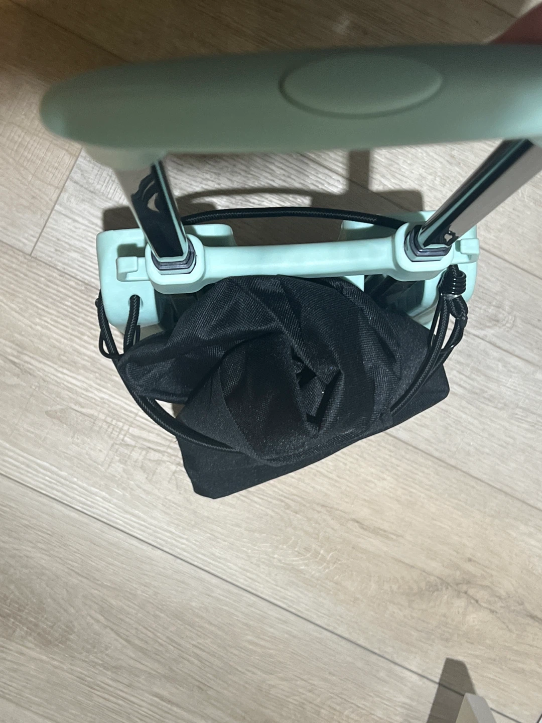 Turquoise Folding Grocery Carrier with Bag - photo 3
