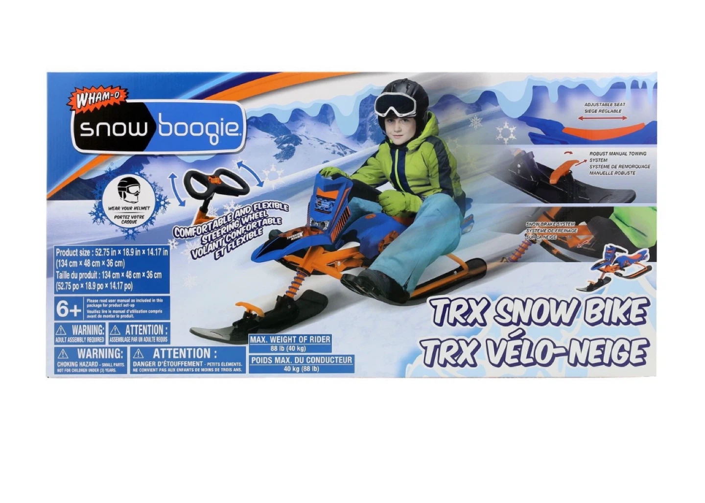 Wham-o® Snow Boogie® TRX Snow Bike $75 each x 2 - photo 4