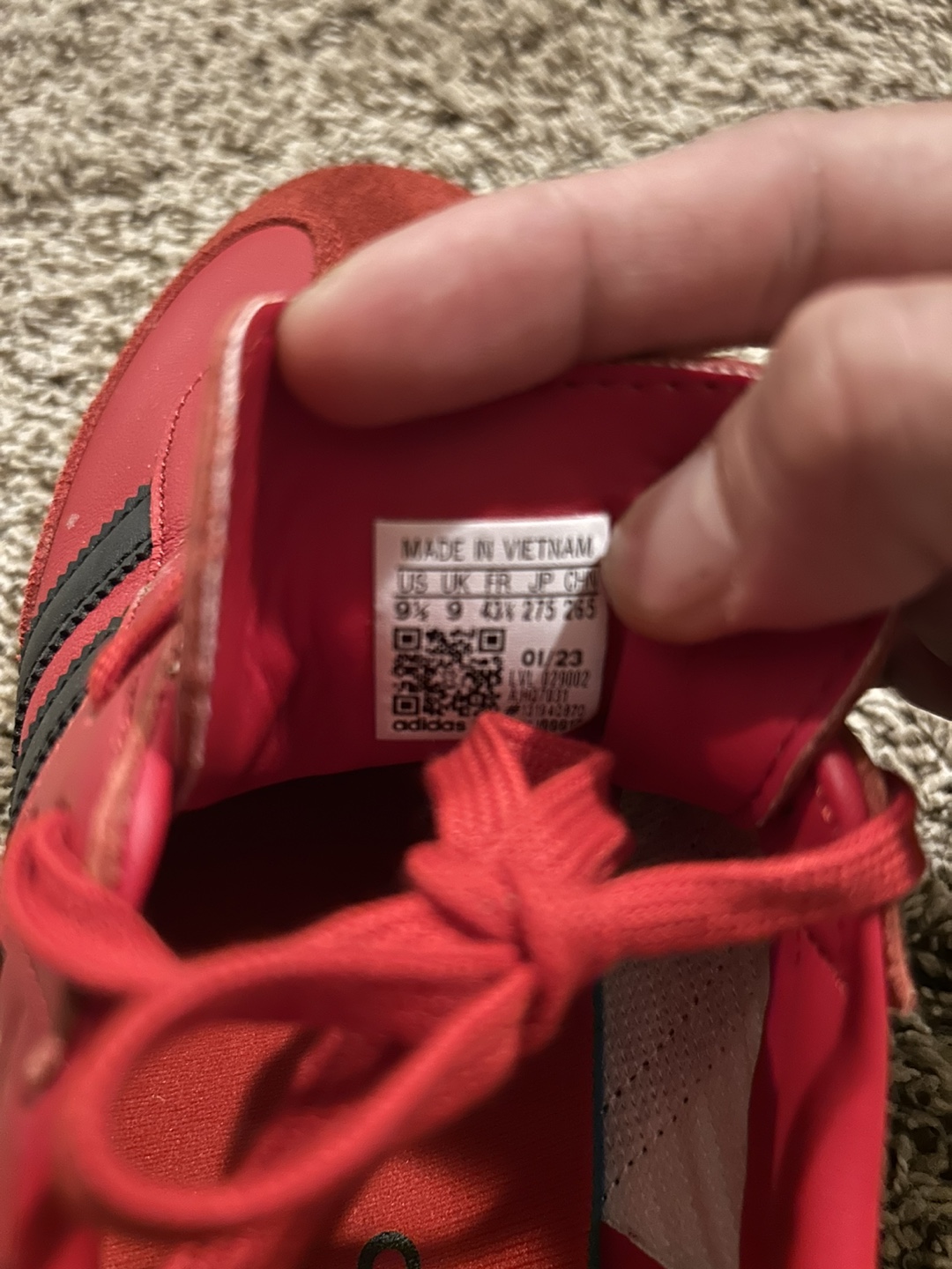 Adidas Samba Team Bayern Red, Size 9.5 - photo 5
