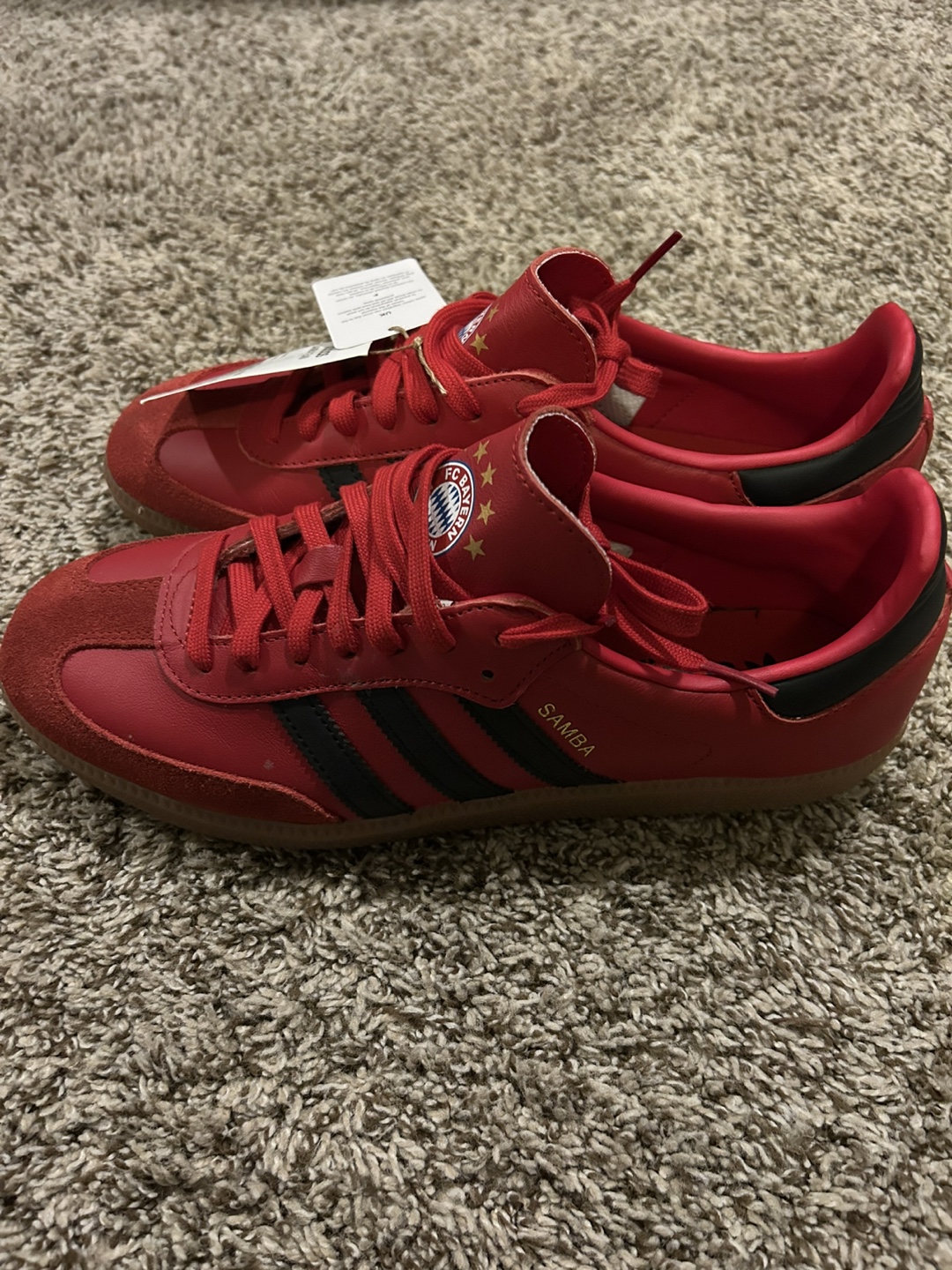 Adidas Samba Team Bayern Red, Size 9.5 - photo 2