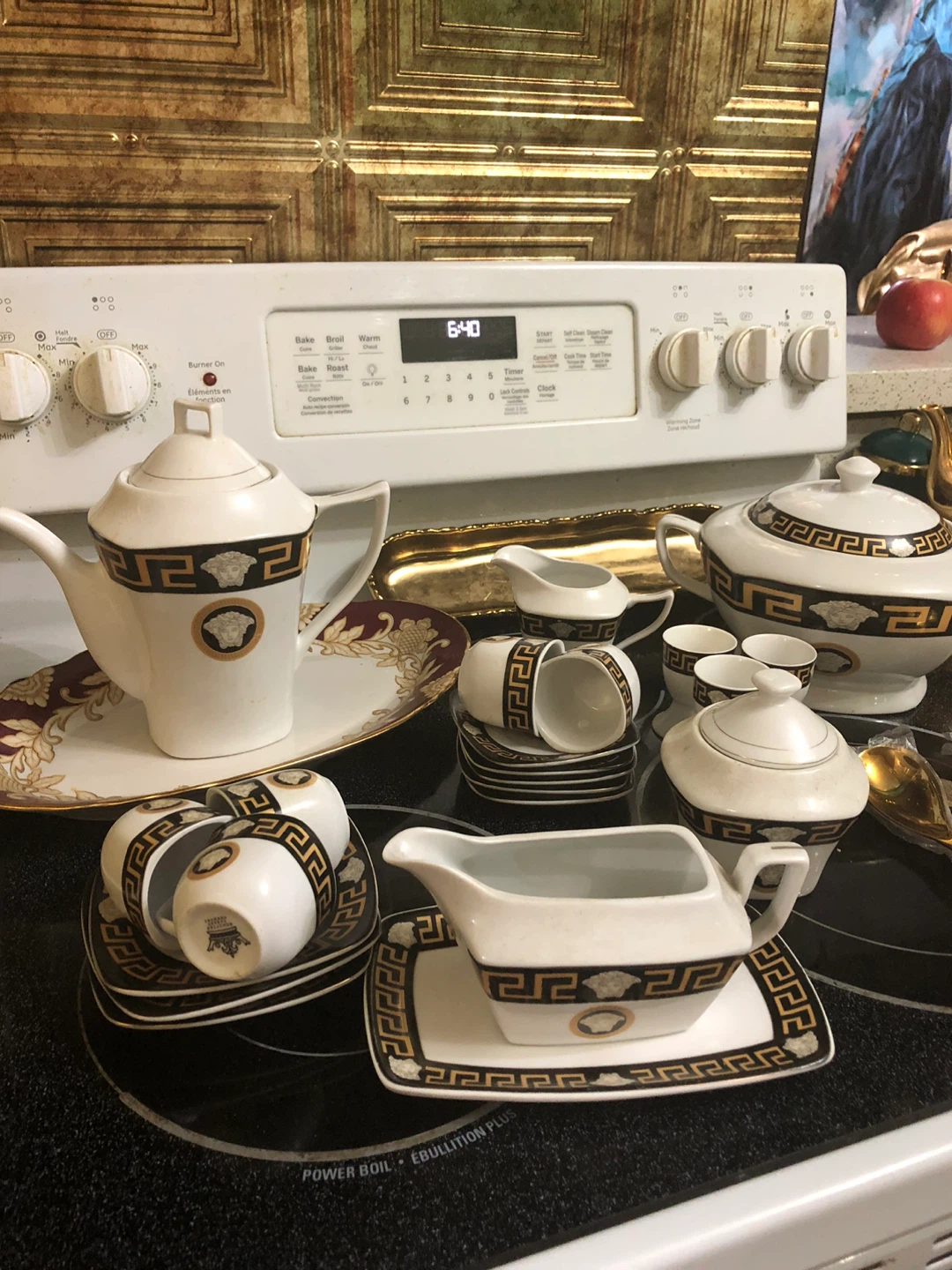 Versace Style Set - Gold & White - photo 2