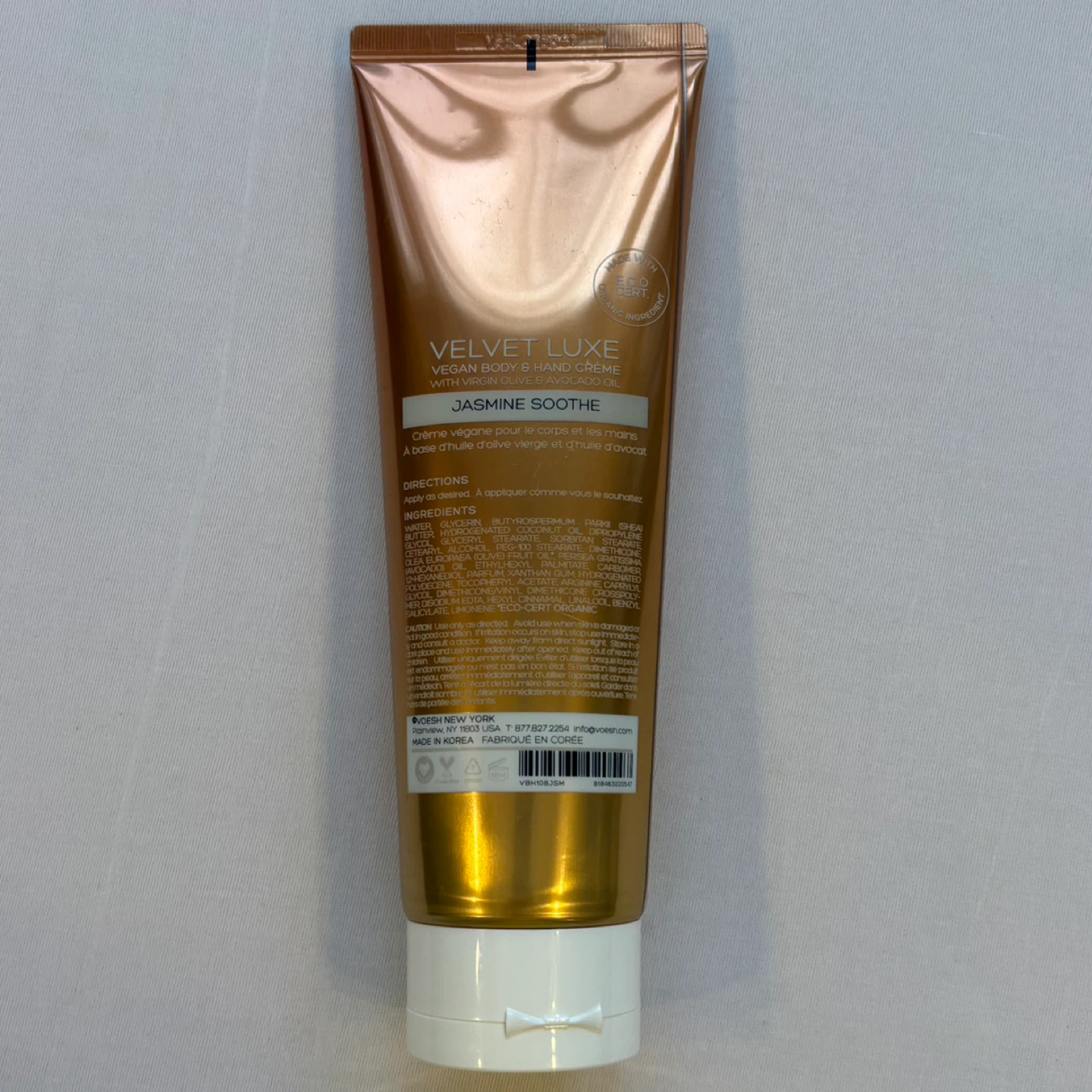 VOESH Velvet Luxe Jasmine Soothe Vegan Body and Hand Creme 8.5oz - photo 4