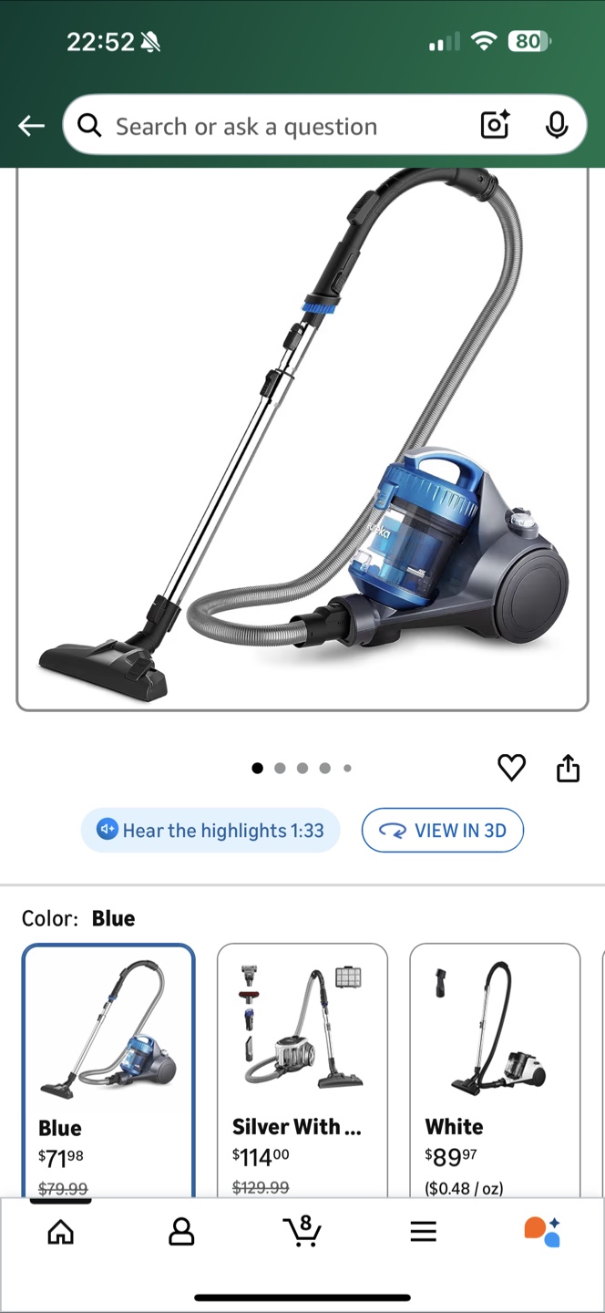 Eureka Lightweight Vacuum Cleaner