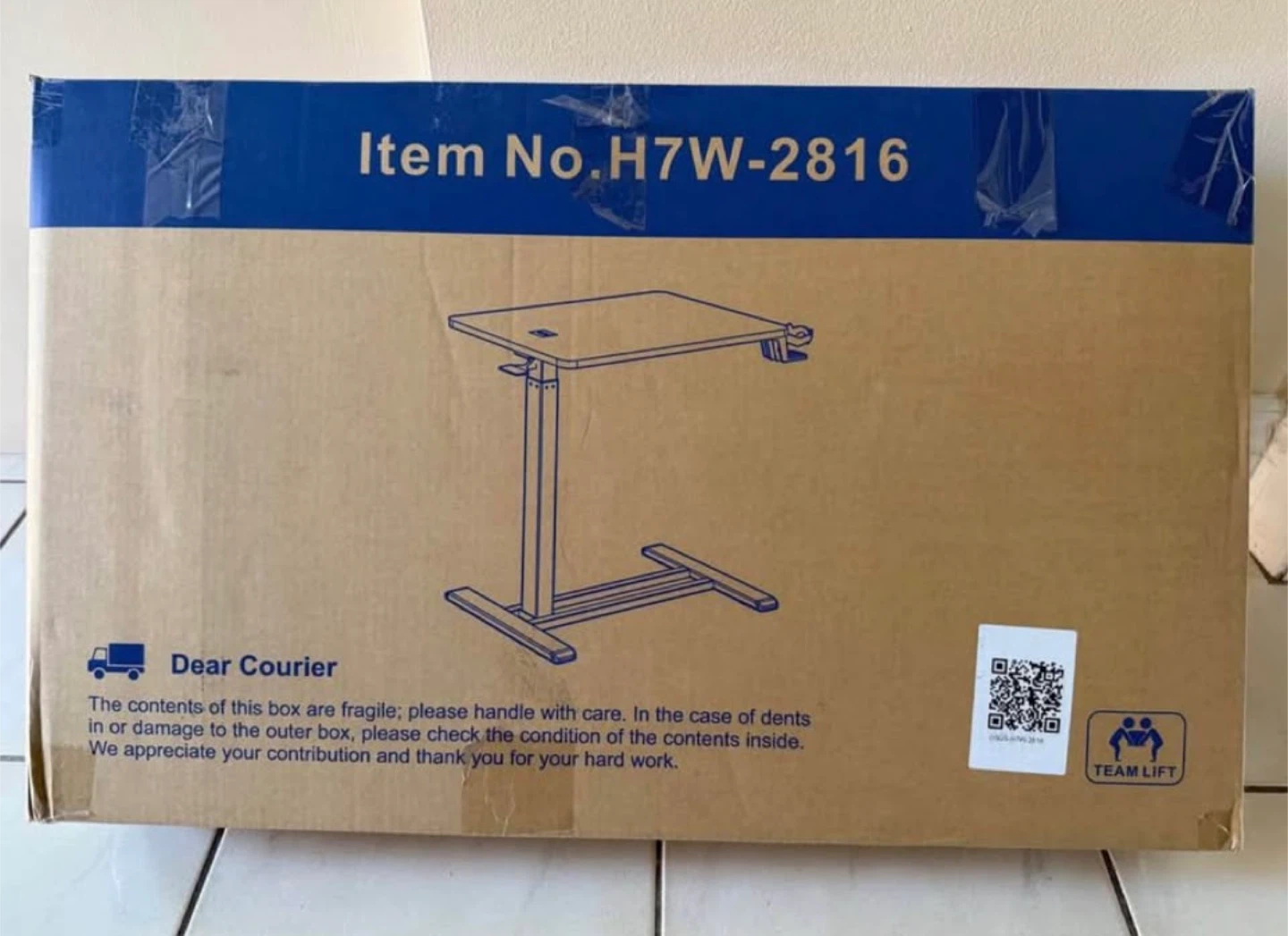 Adjustable Height Overbed Laptop Desk - NEW in Box! - photo 3