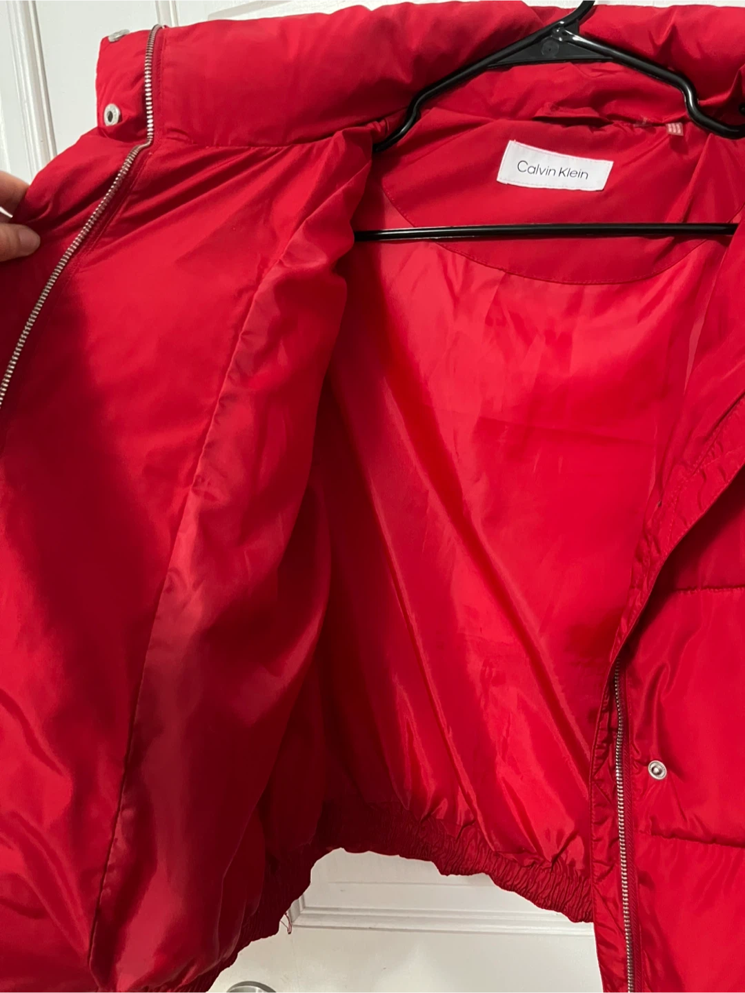 Calvin Klein Red Puffer Jacket - Size S - photo 4