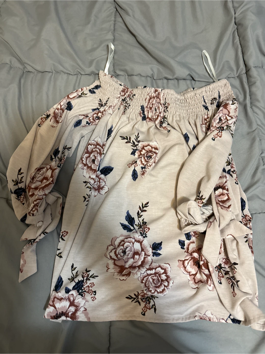 Floral Off-Shoulder Blouse