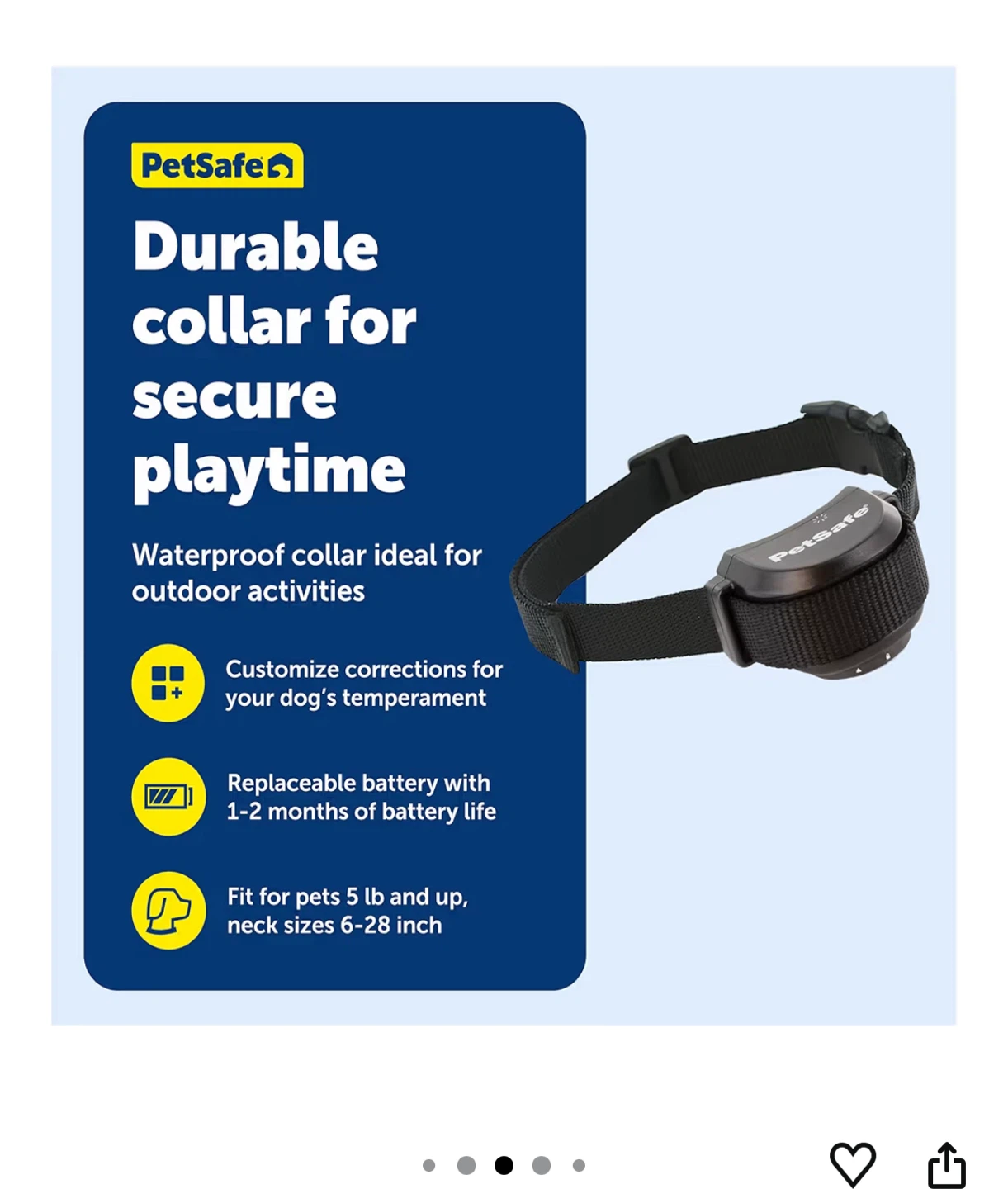 PetSafe Waterproof Adjustable Dog Collar - photo 5