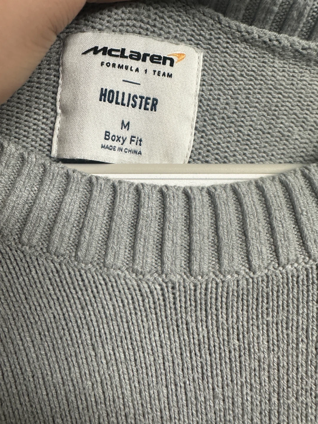 Hollister McLaren Formula 1 Sweater - Size M - photo 2