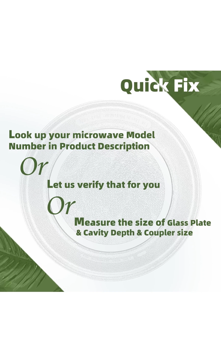 Microwave Glass Plate - 16 inch - photo 2