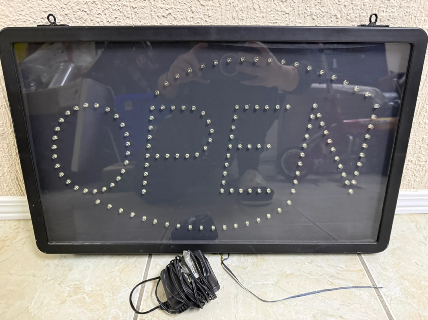 Open sign