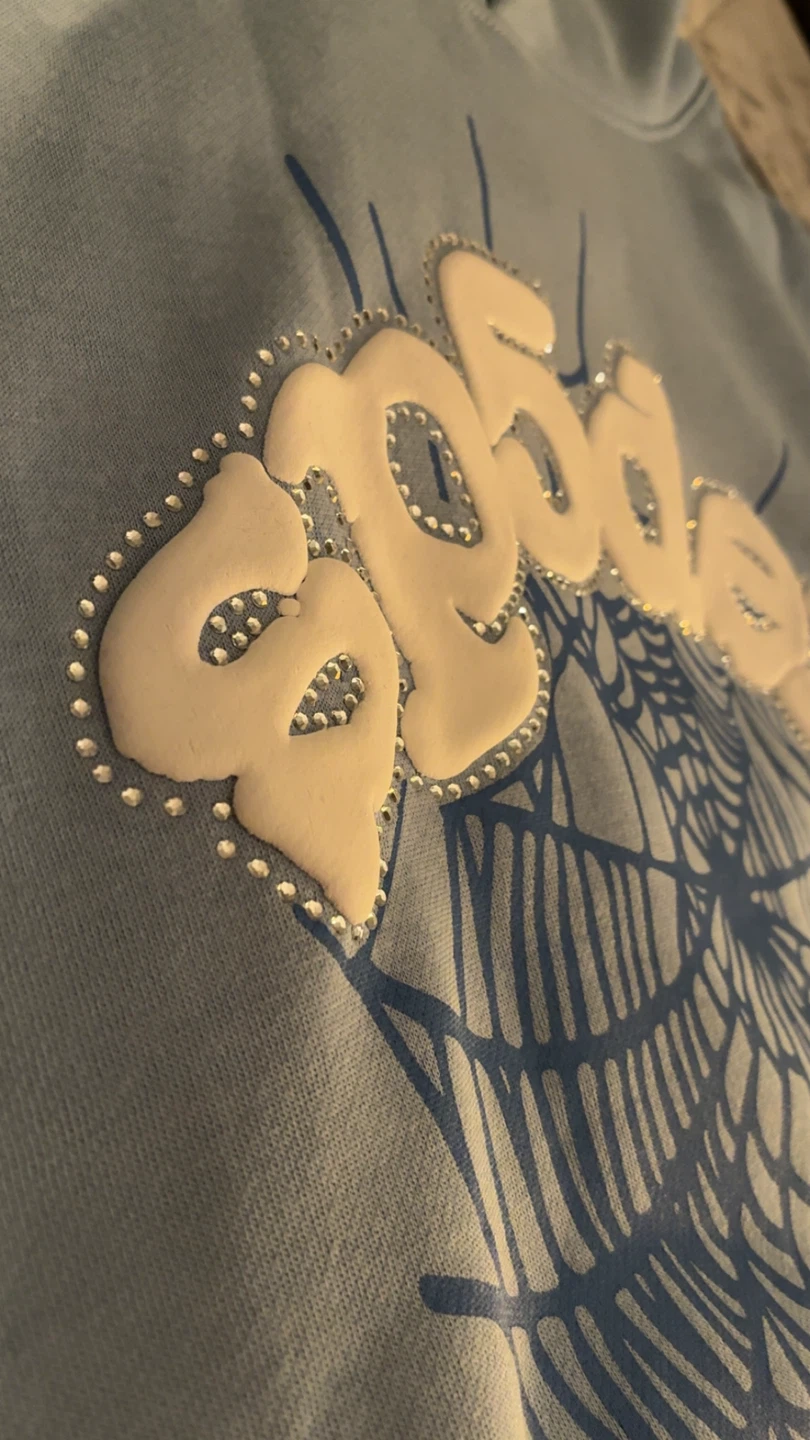 Sp5der Hoodie - Size M - Blue - photo 3