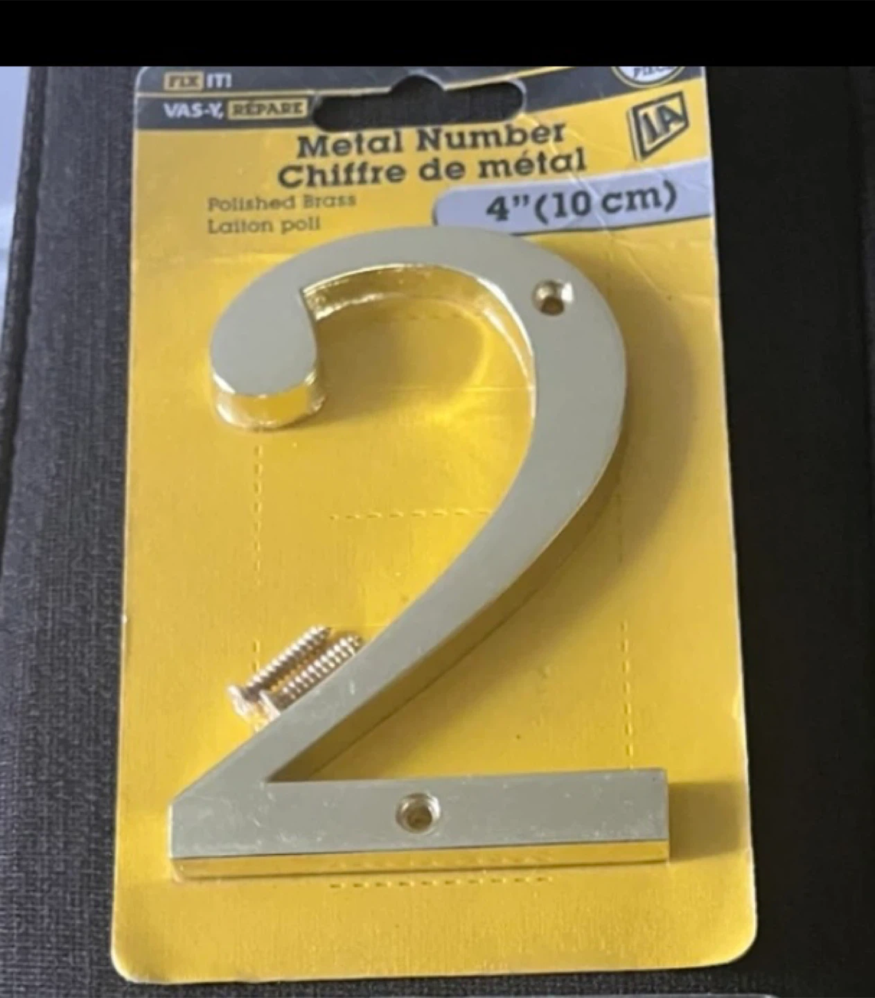 FIX IT! Metal Number 2 - 4 inch