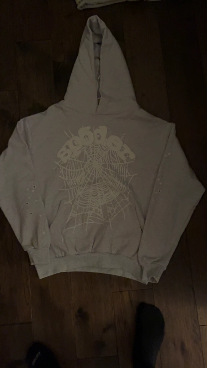 Sp5der Hoodie - Grey, Size M