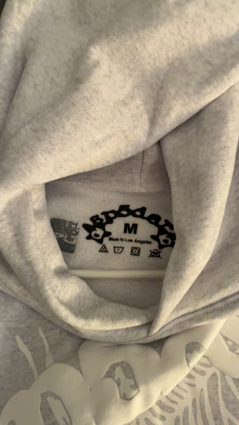 Sp5der Hoodie - Grey, Size M - photo 4