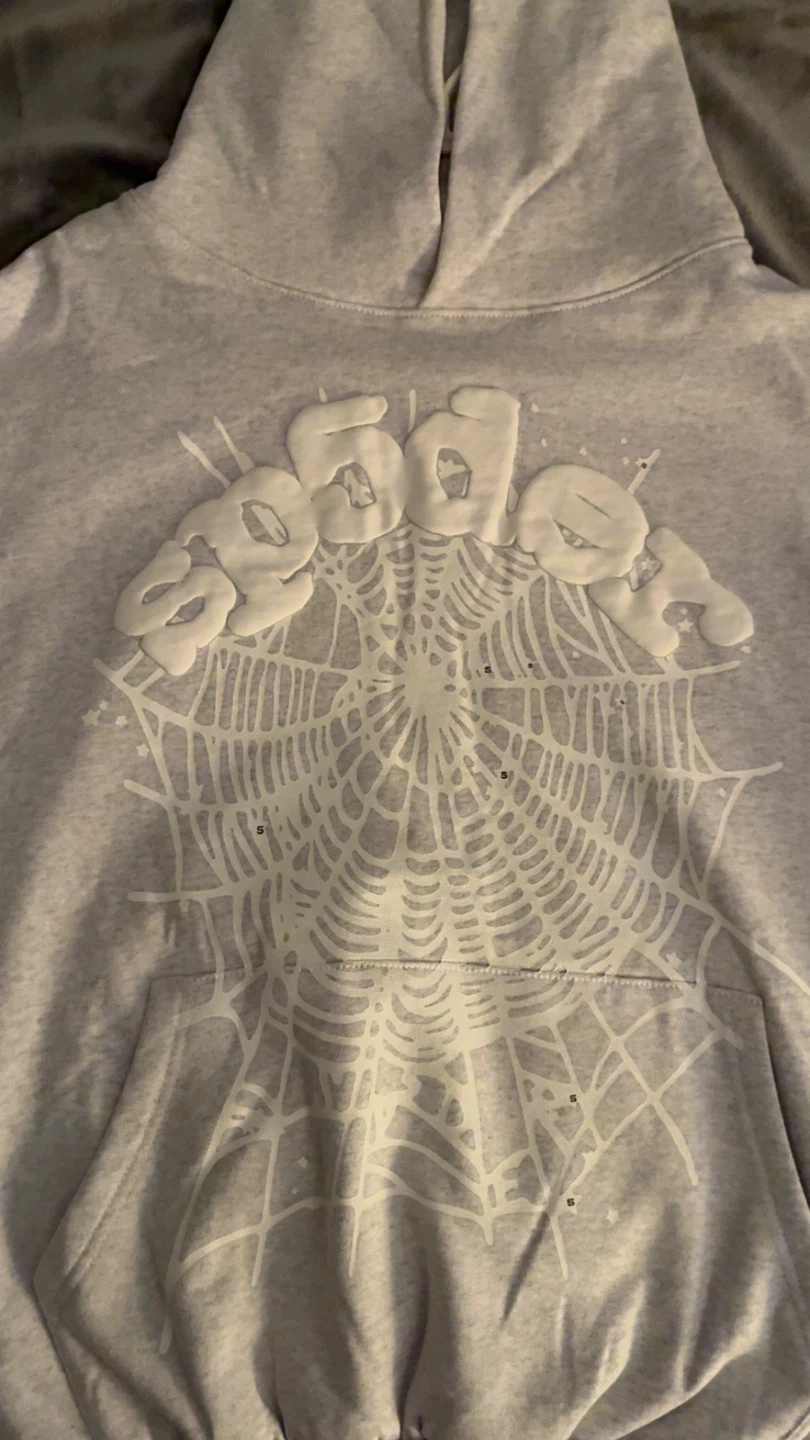 Sp5der Hoodie - Grey, Size M - photo 2