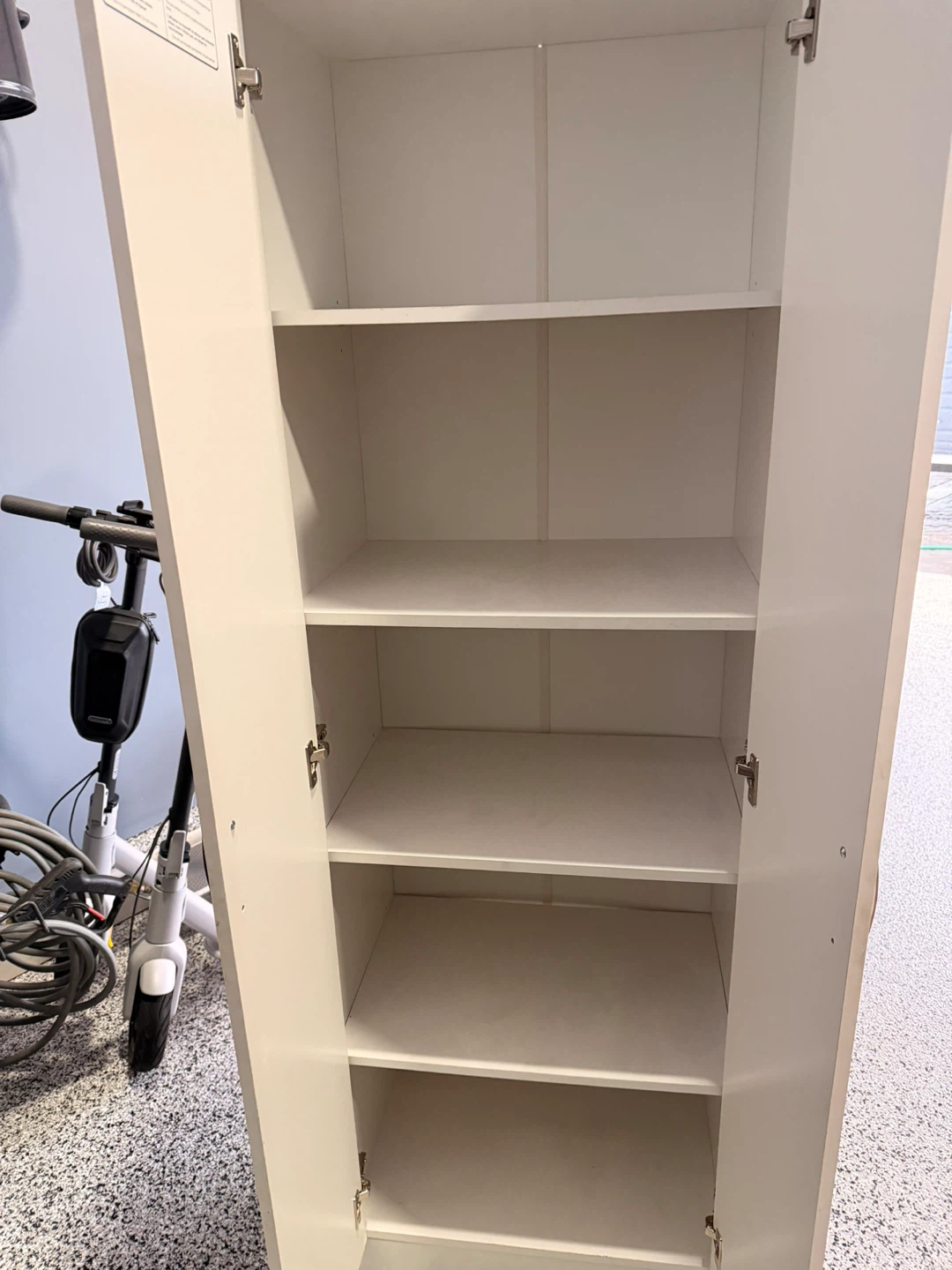 White Storage Cabinet - photo 2