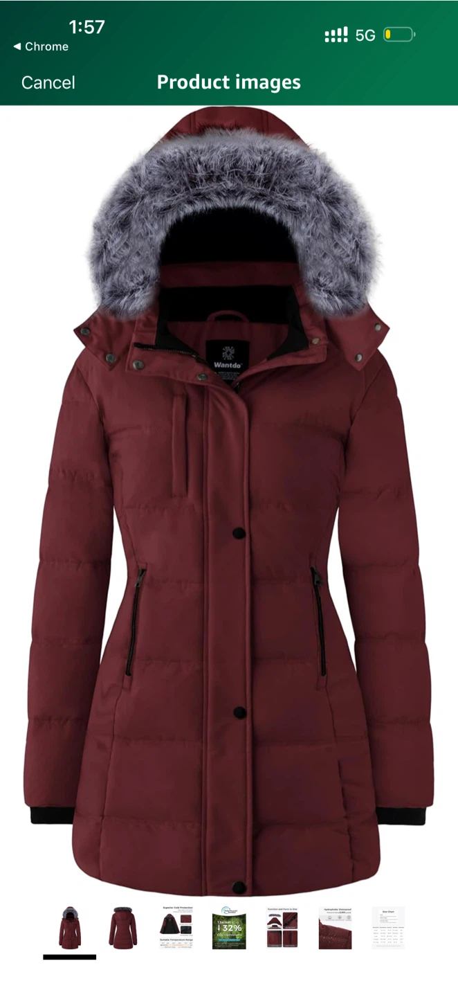 Wantdo Puffer Coat - Size M,L,XL,XXL,XXXL - photo 3