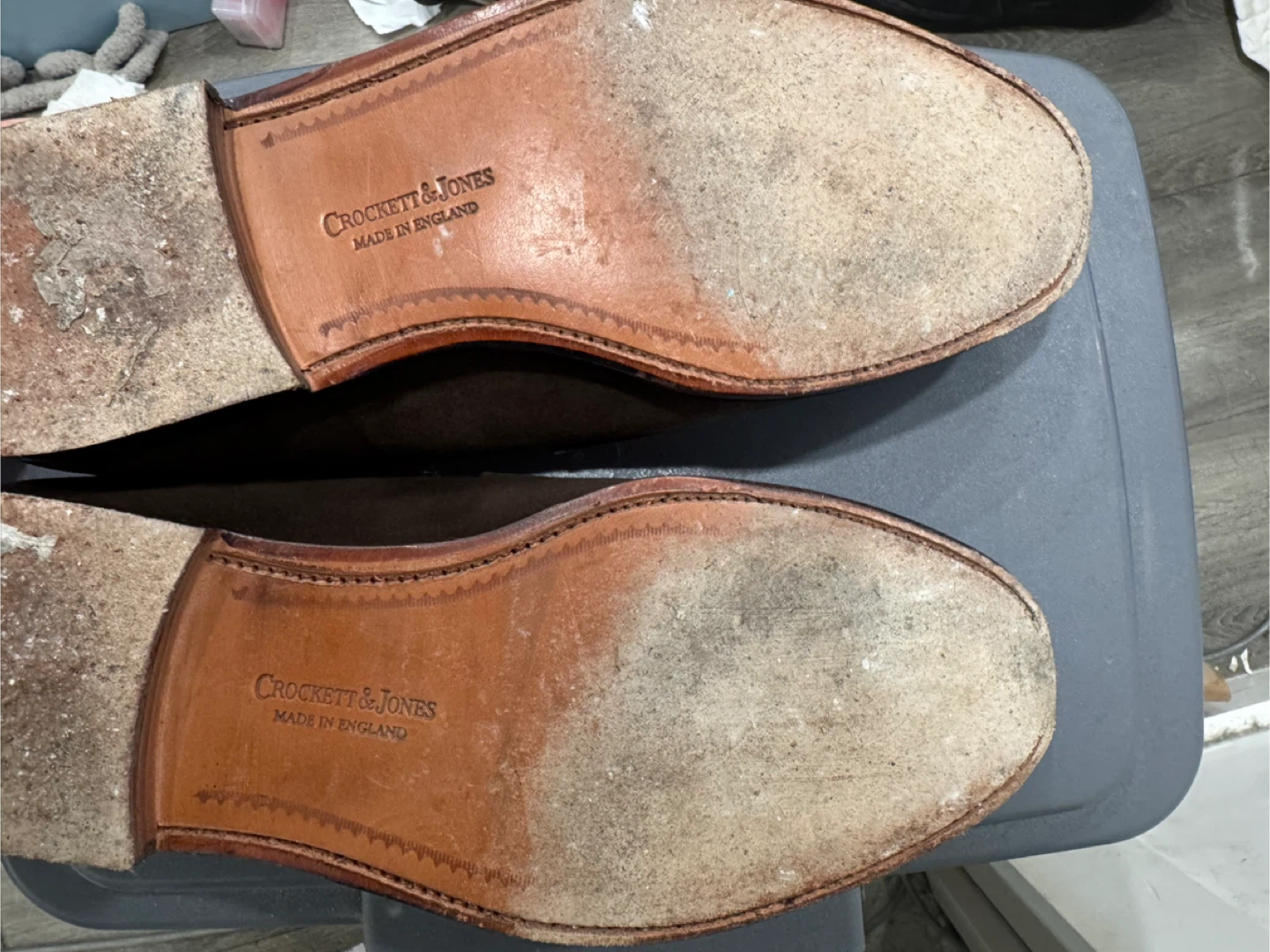 Crockett & Jones boston suede loafers - photo 4