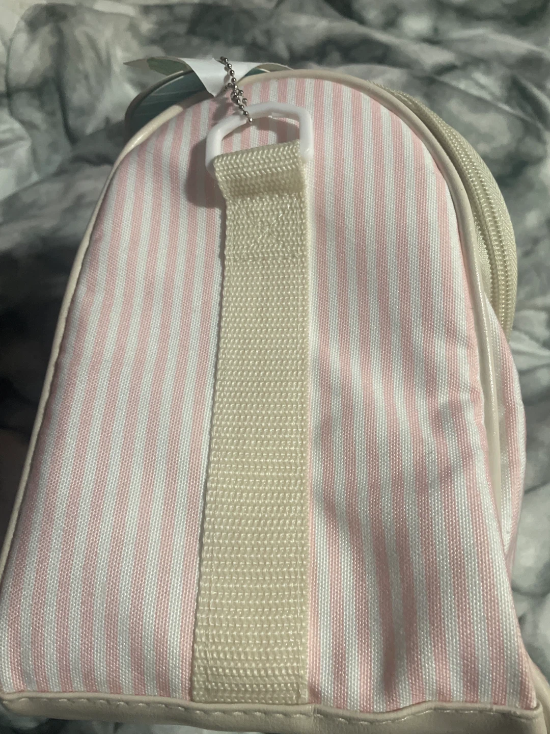 Ollie & Olivia Insulated Lunch Bag - Pink Stripe - photo 4