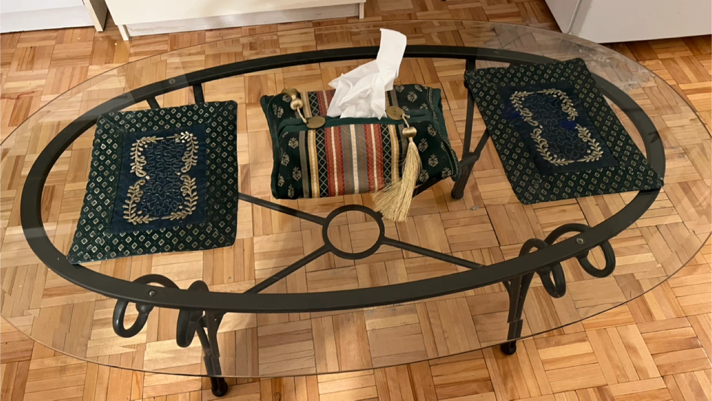 Glass Top Coffee Table - photo 2