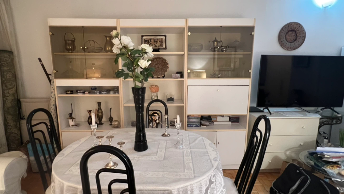 Extendable dining table with 4 chairs - photo 2