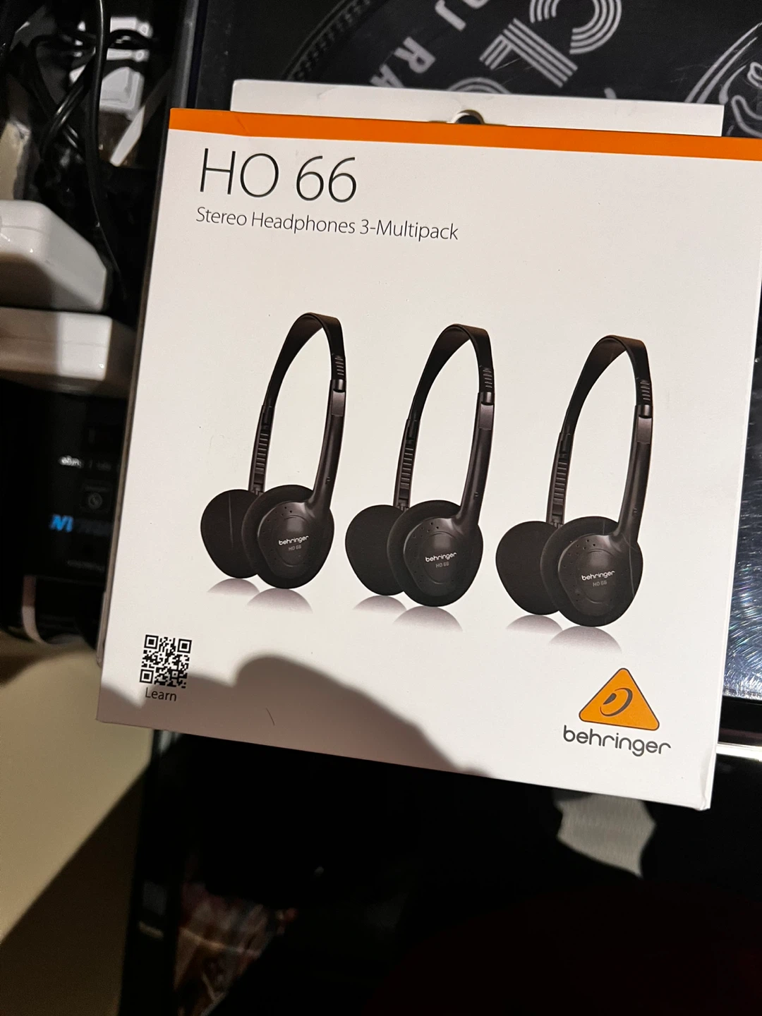 Behringer HO 66 Stereo Headphones 3-Multipack
