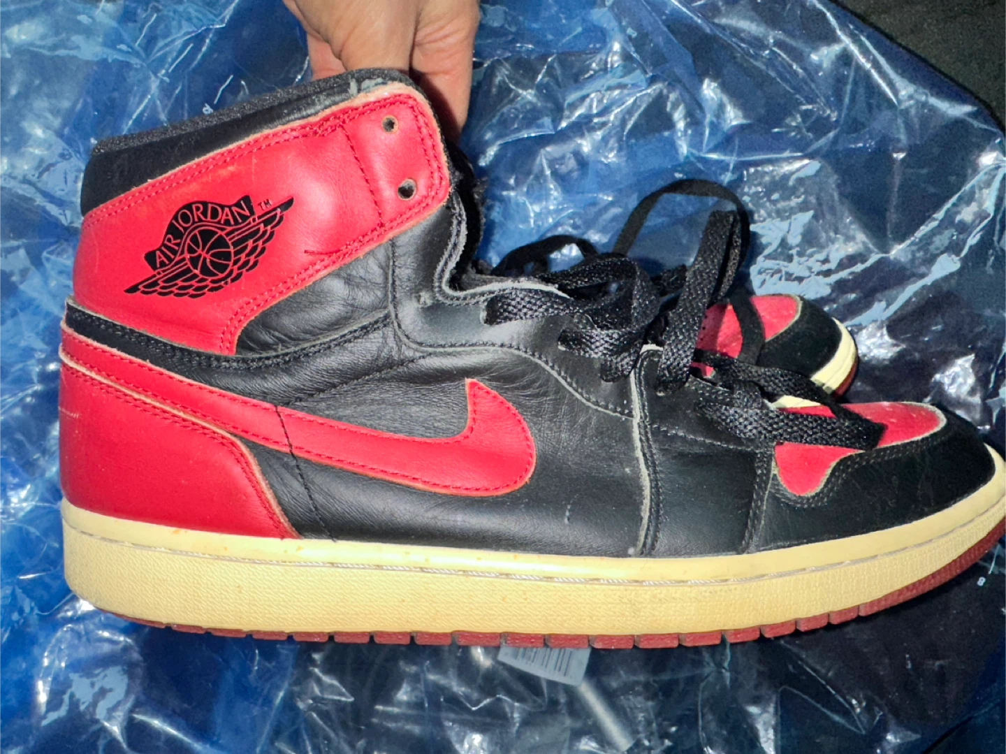 Nike Air Jordan 1 Retro High Black/Red, Size 11 - photo 5