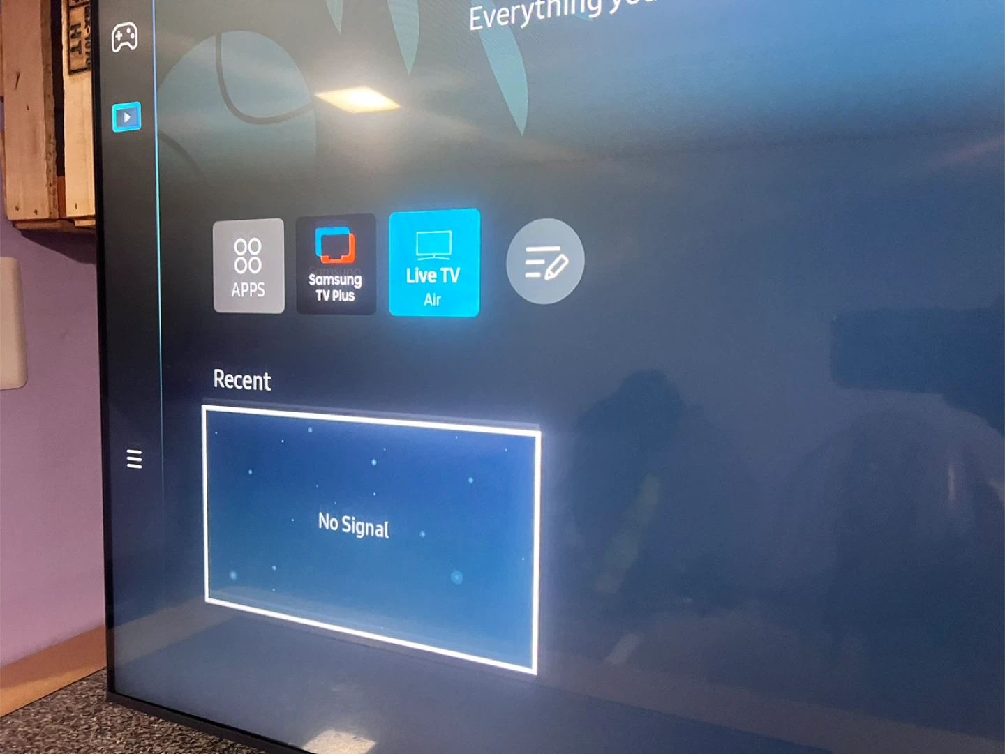55” Samsung TV with Wall Mount - photo 2