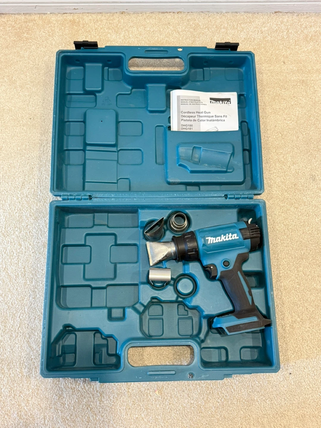 Makita Cordless Heat Gun DHG181 with Case - photo 3