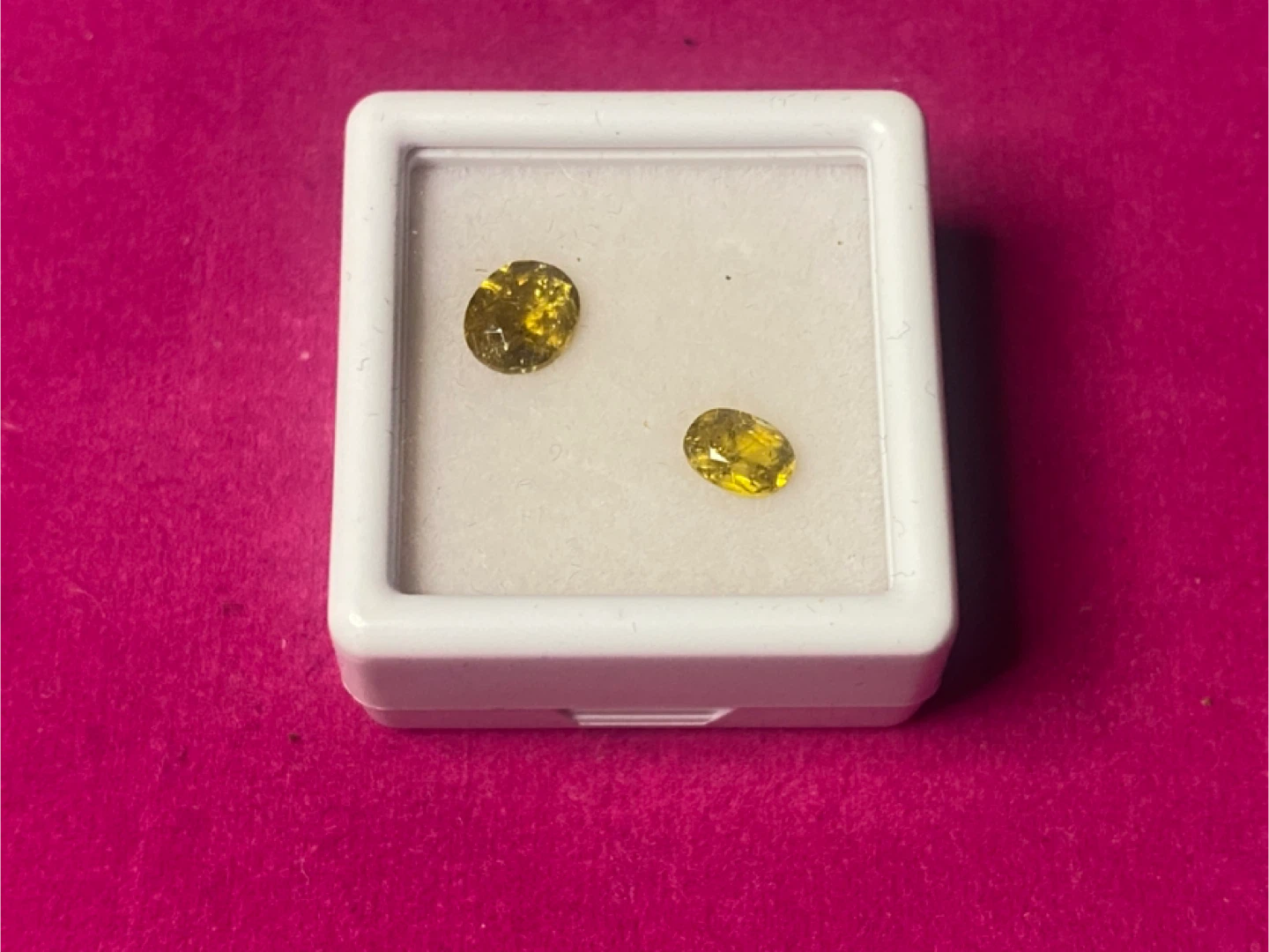 Yellow garnets